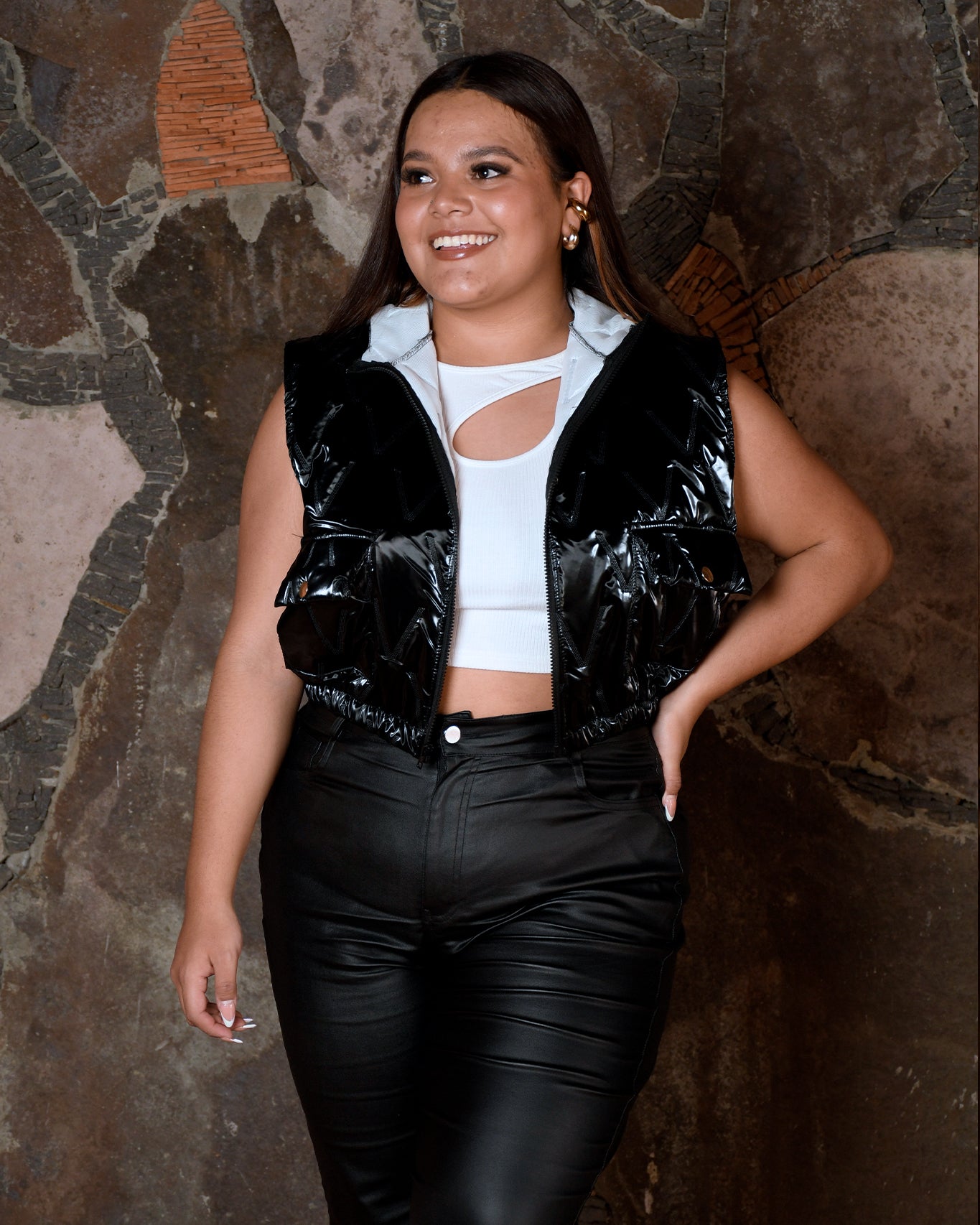 Chaleco Cropped Acolchado para Mujer - Estilo y Comodidad