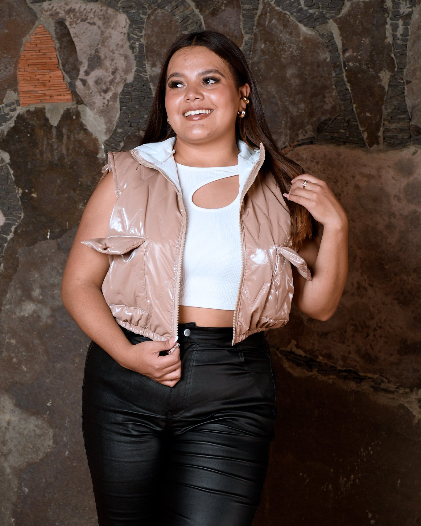 Chaleco Cropped Acolchado para Mujer - Estilo y Comodidad