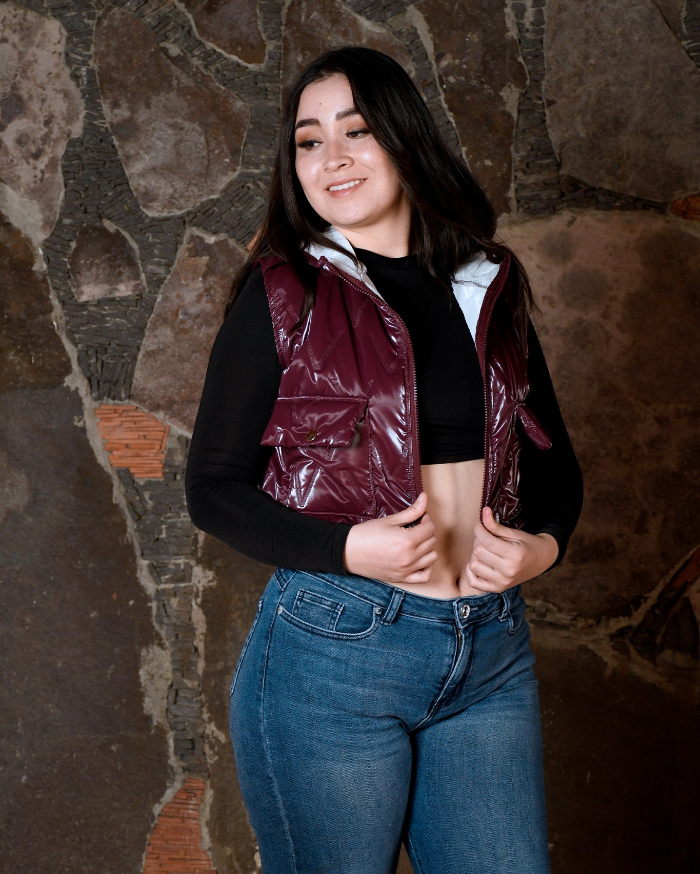 Chaleco Cropped Acolchado para Mujer - Estilo y Comodidad