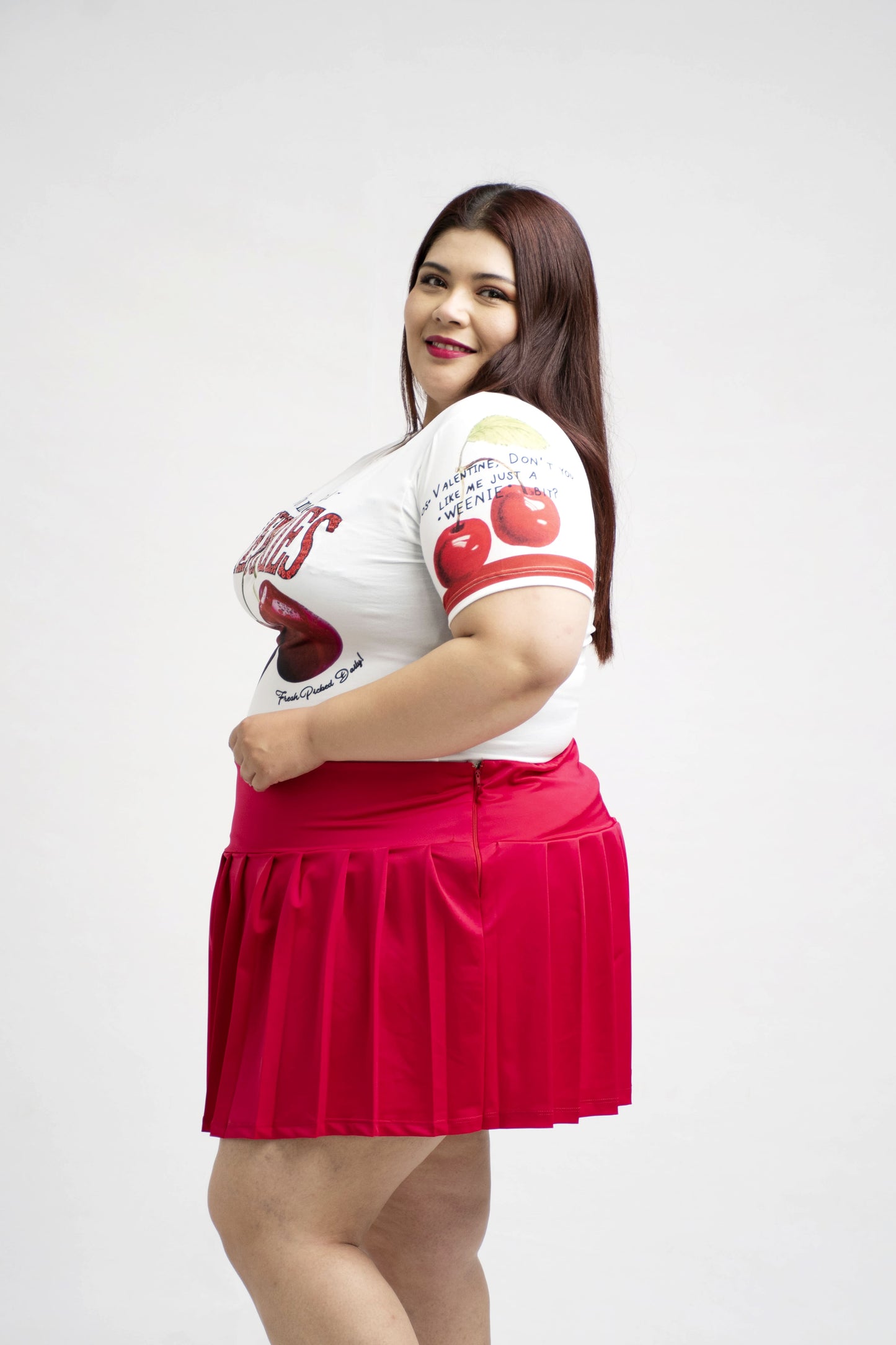 Falda mini tablas talla extra curvy – Versátil, Casual o para Deporte