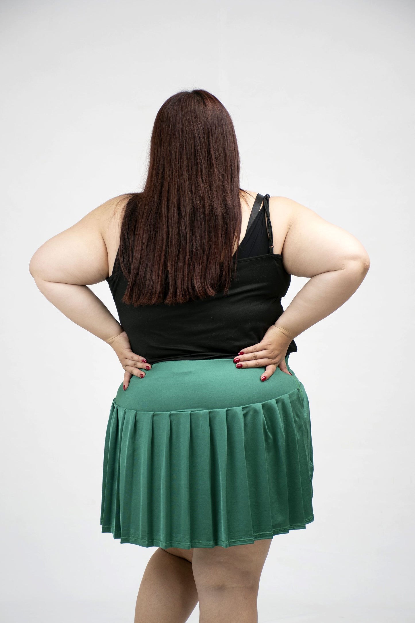 Falda mini tablas talla extra curvy – Versátil, Casual o para Deporte