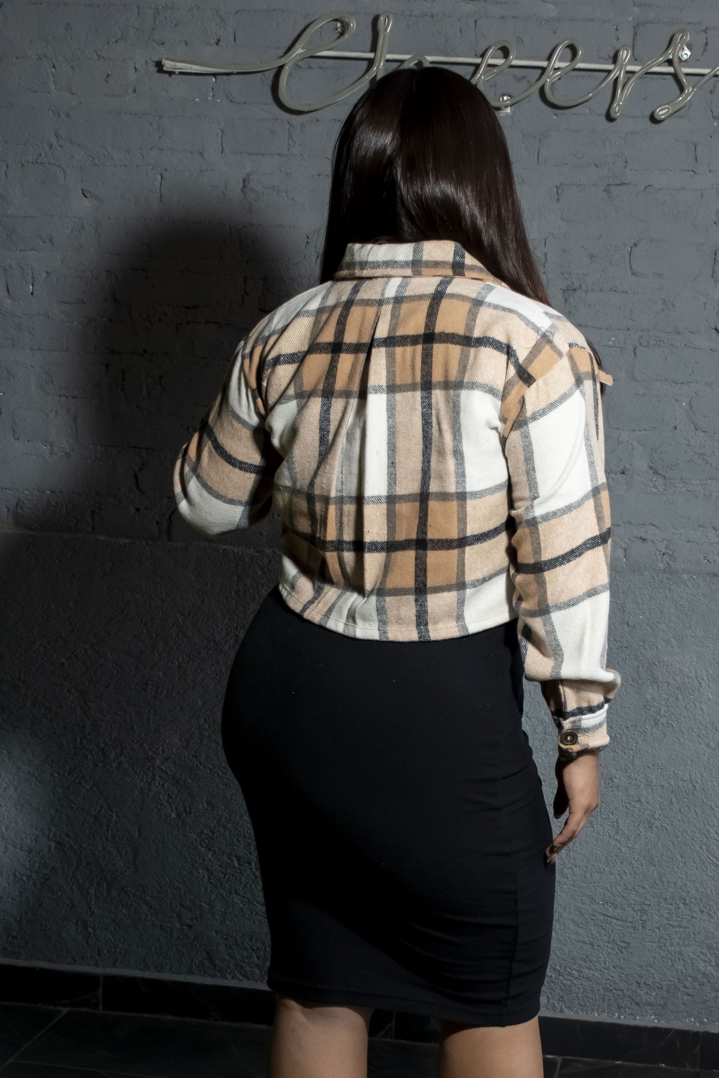 Sobrecamisa de Cuadros en Tela Suave Unitalla – Estilo Casual