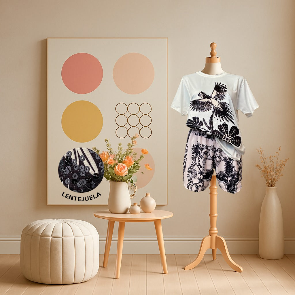Conjunto de Short y Blusa para Mujer | Estilo Juvenil y Fresco para el Verano