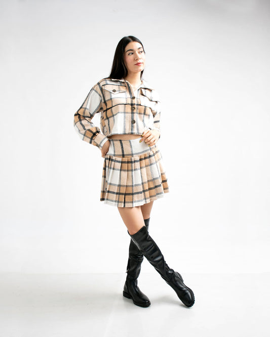 Sobrecamisa de Cuadros en Tela Suave Unitalla – Estilo Casual