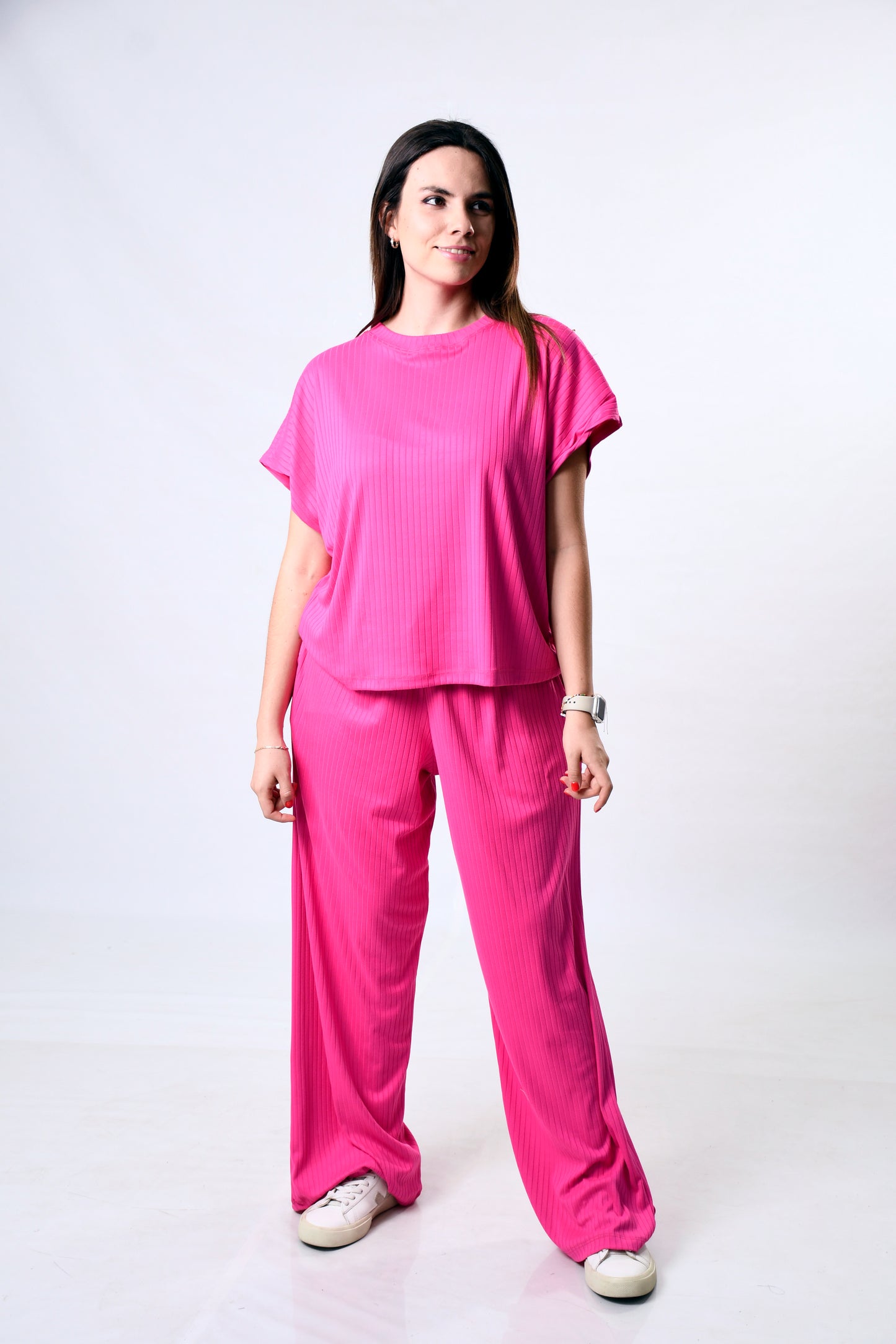 Conjunto de Pantalón y Blusa en Tela Fluida Oversize | Elegancia y Confort