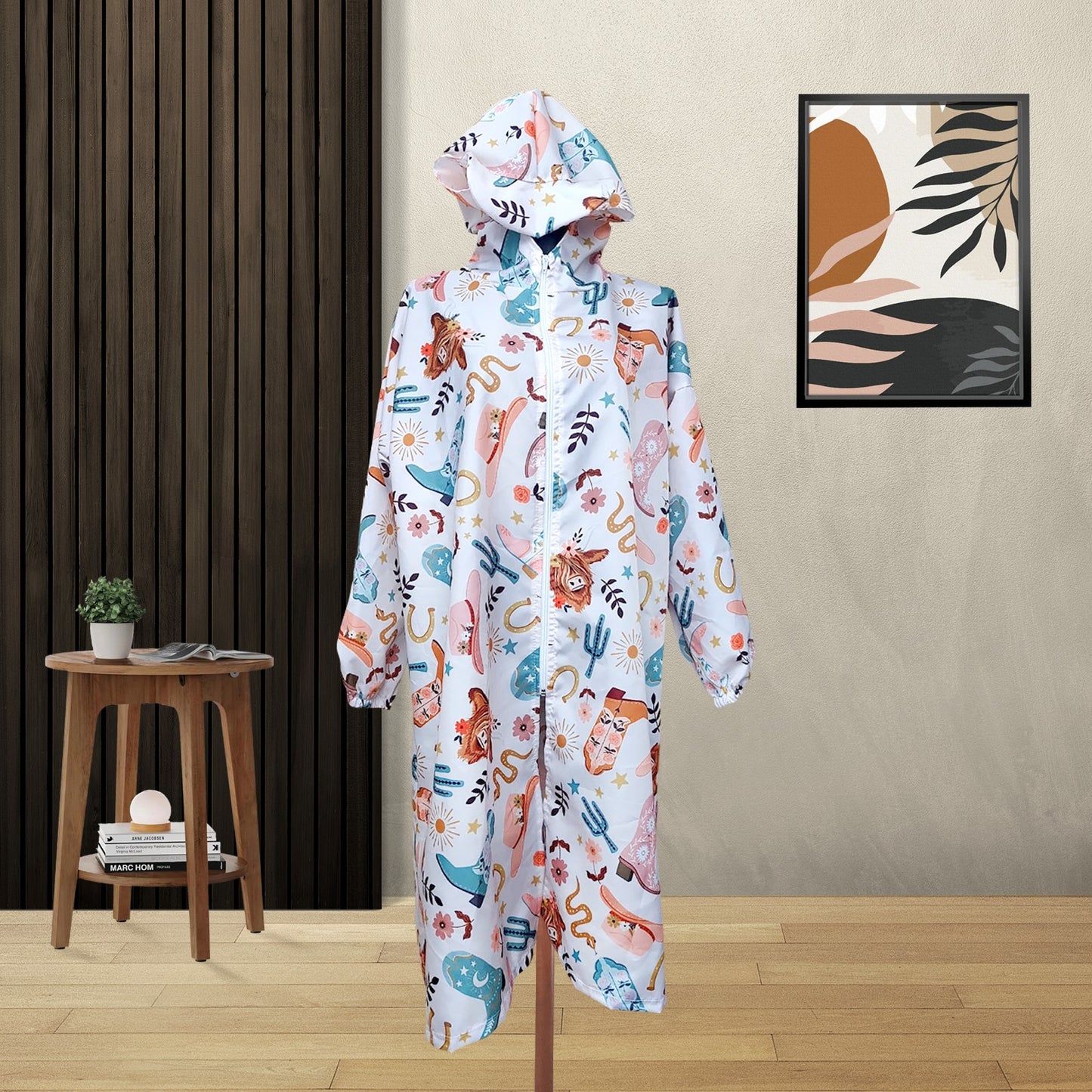 Impermeable de Mujer Estampado y Ligero | Ideal para Lluvia y Estilo Diario