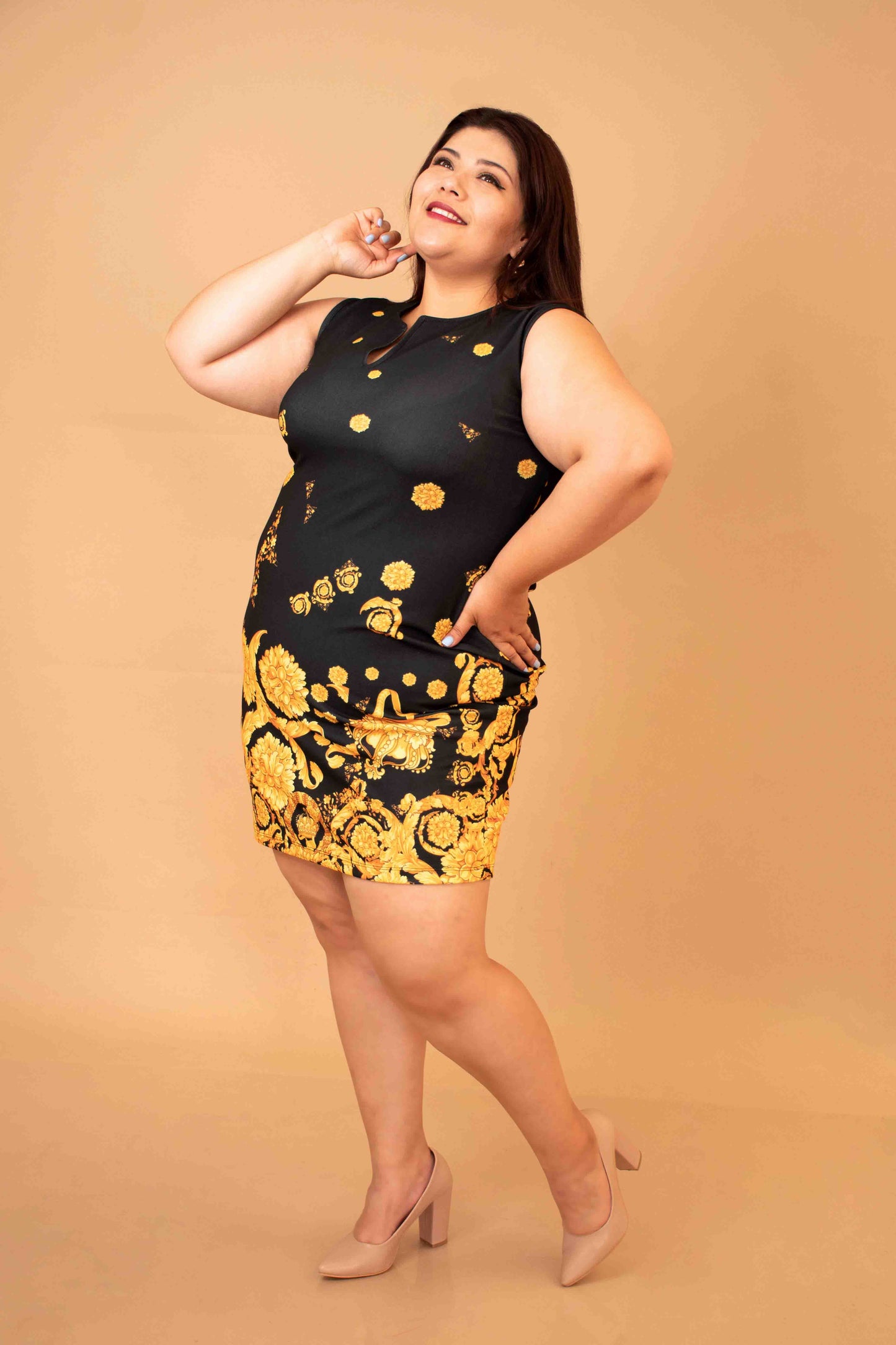 Vestido Corto con Estampado para Tallas Curvy | Realza tus Curvas con Estilo